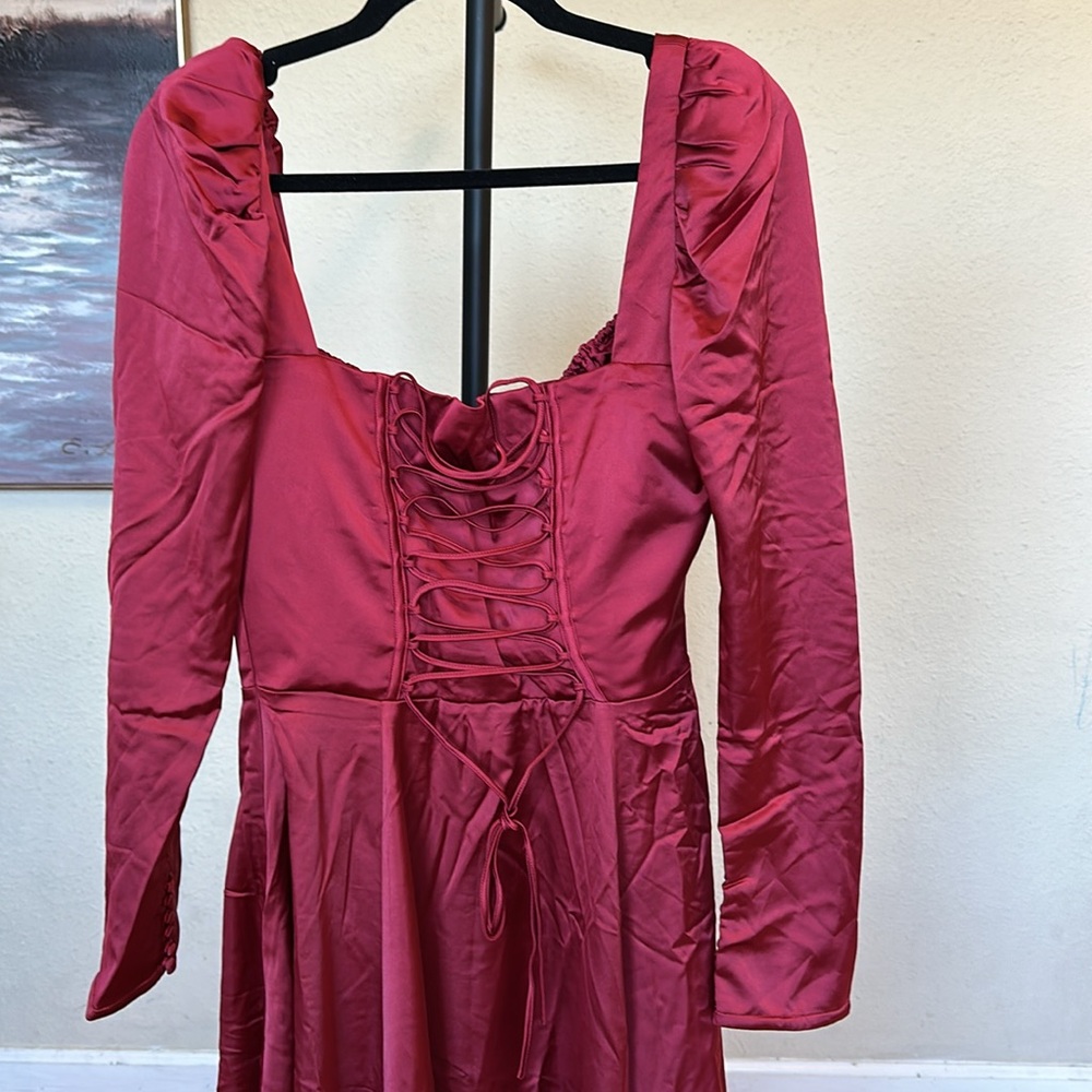 HOUSE OF CB 'Sebille' Ruby Corset Midi Dress NWOT size XS - Picture 7 of 13